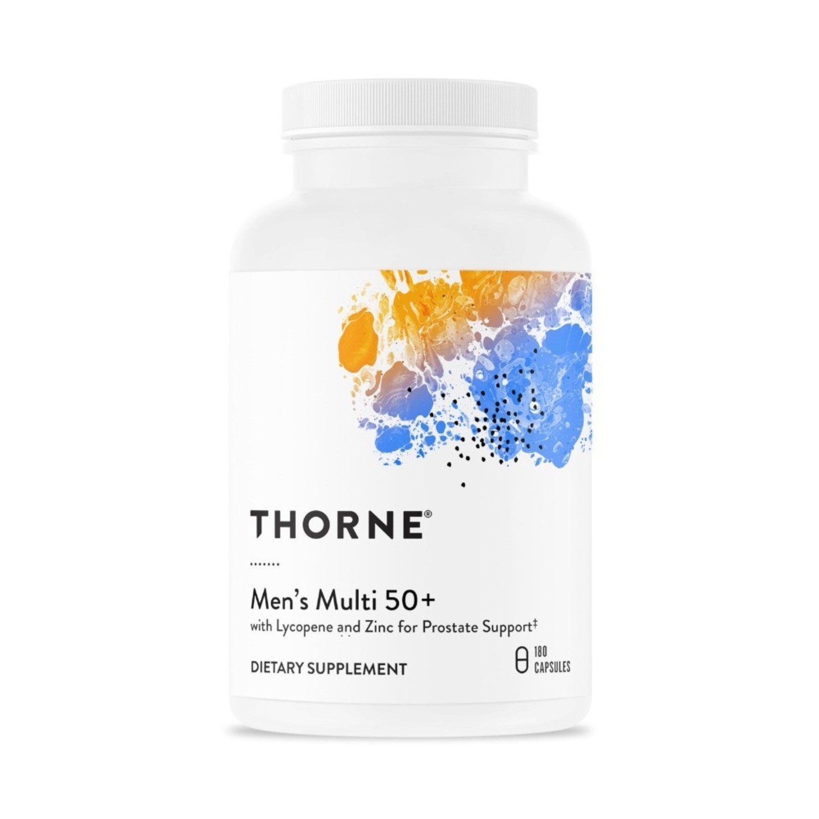 THORNE Men\'s Multi 50+, Comprehensive Daily Multi-Vitamin supplement, 180 Capsul THORNE Men\'s Multi 50+, Comprehensive Daily Multi-Vitamin supplement, 180 Capsul