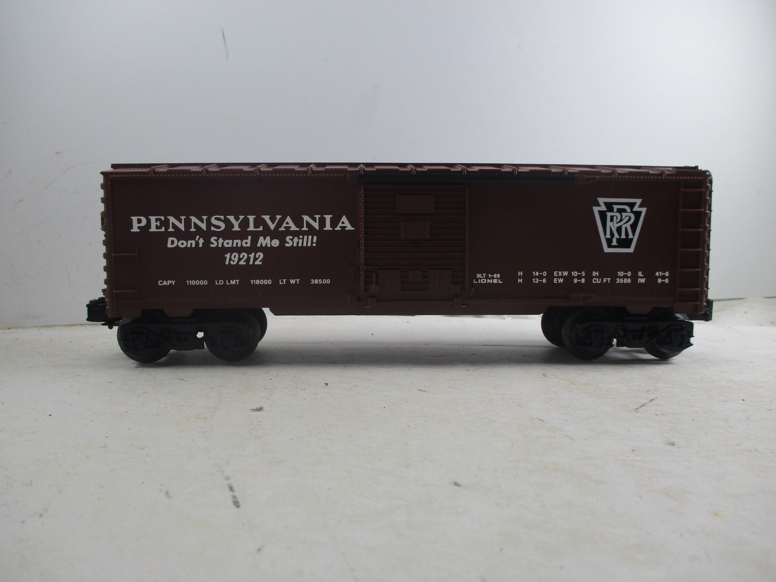 Lionel 6-19212 Pennsylvania Boxcar No Box Lionel 6-19212 Pennsylvania Boxcar No Box
