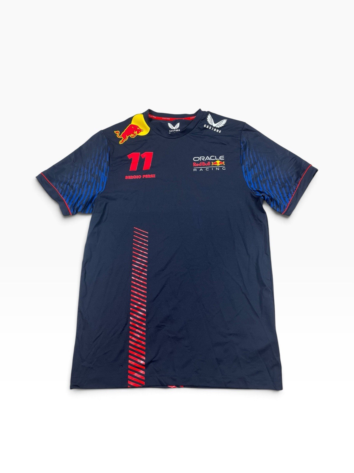 Black Castore Red Bull Racing Oracle Formula 1 Sergio Perez Jersey Men\'s Medium