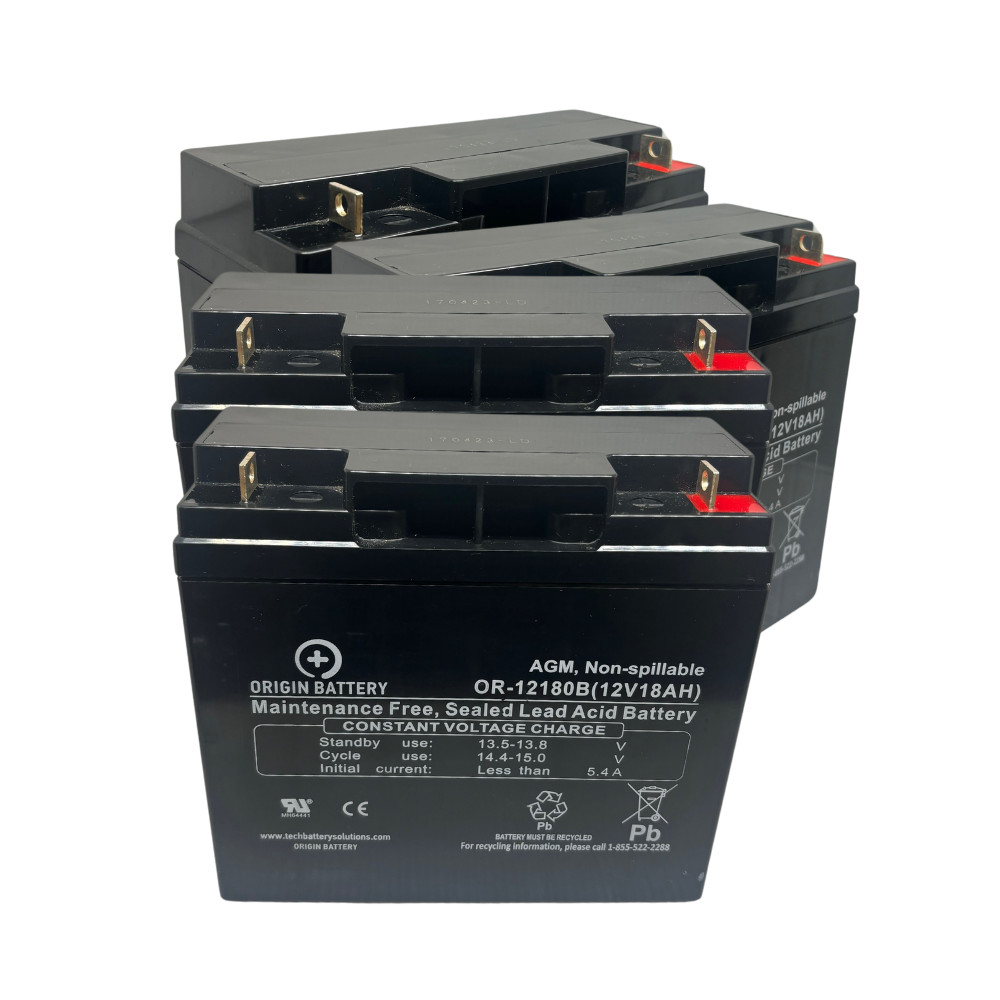 APC SUA3000XL Battery Replacement Kit - 4 Pack 12V 18AH SLA AGM Battery