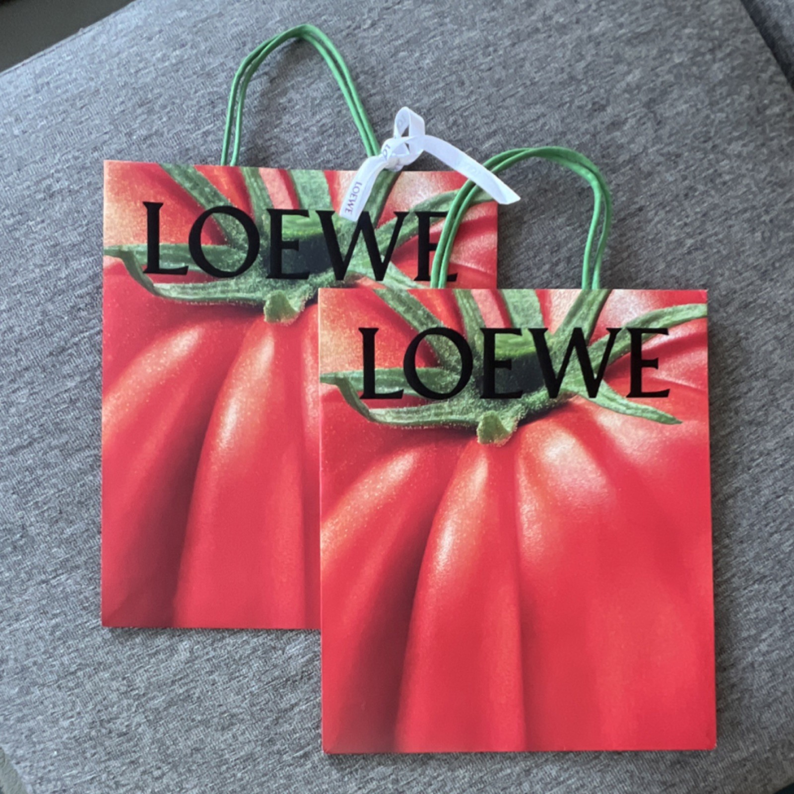 LOEWE Shopping Bag - Tomato 15.5x13.5x8