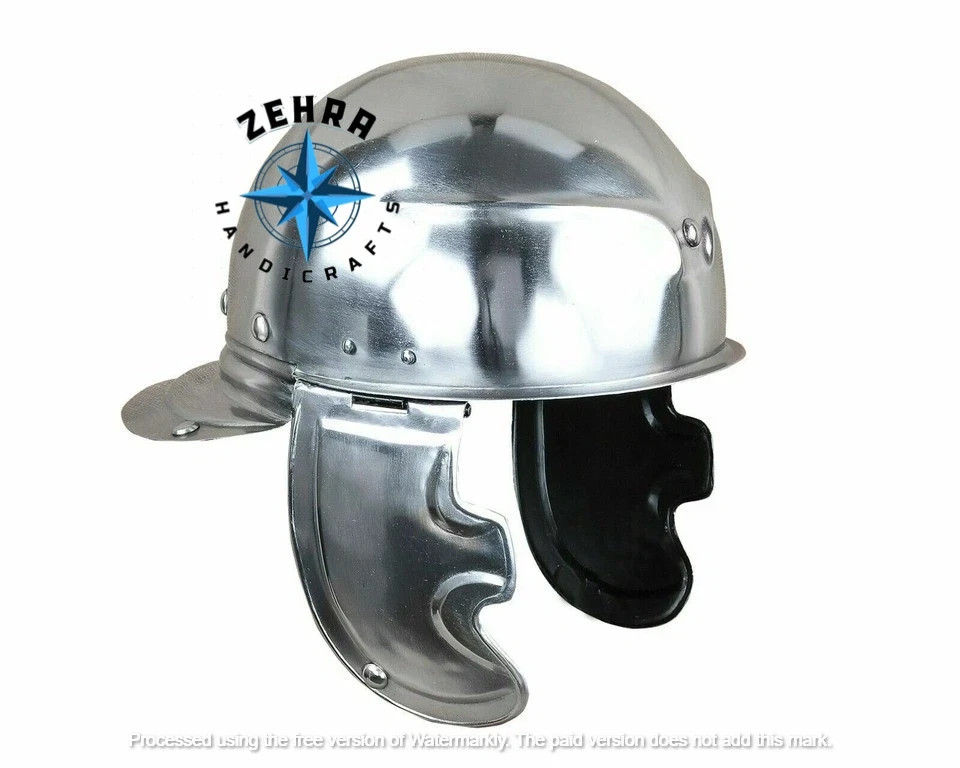 ZEHRA Medieval Roman Knight Celtic Helmet 16G Steel Armor Collectible Replica