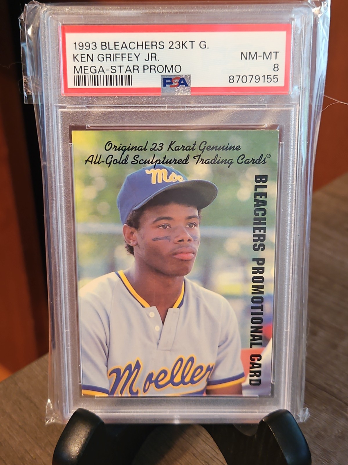 1993 Bleachers - Promos Ken Griffey Jr Mega Star Promo 23KT /10000 High School 1993 Bleachers - Promos Ken Griffey Jr Mega Star Promo 23KT /10000 High School