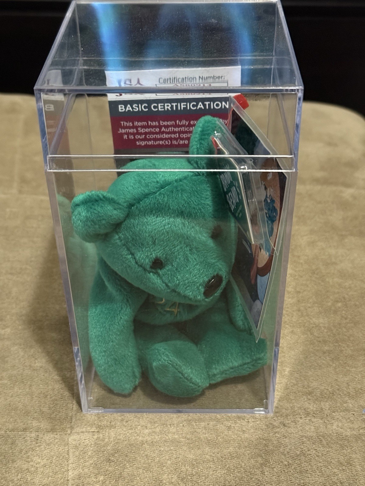 1998 Ken Griffey Jr. Signed Autographed Bamm Beano\'s Bear /1999 JSA COA Seattle 1998 Ken Griffey Jr. Signed Autographed Bamm Beano\'s Bear /1999 JSA COA Seattle
