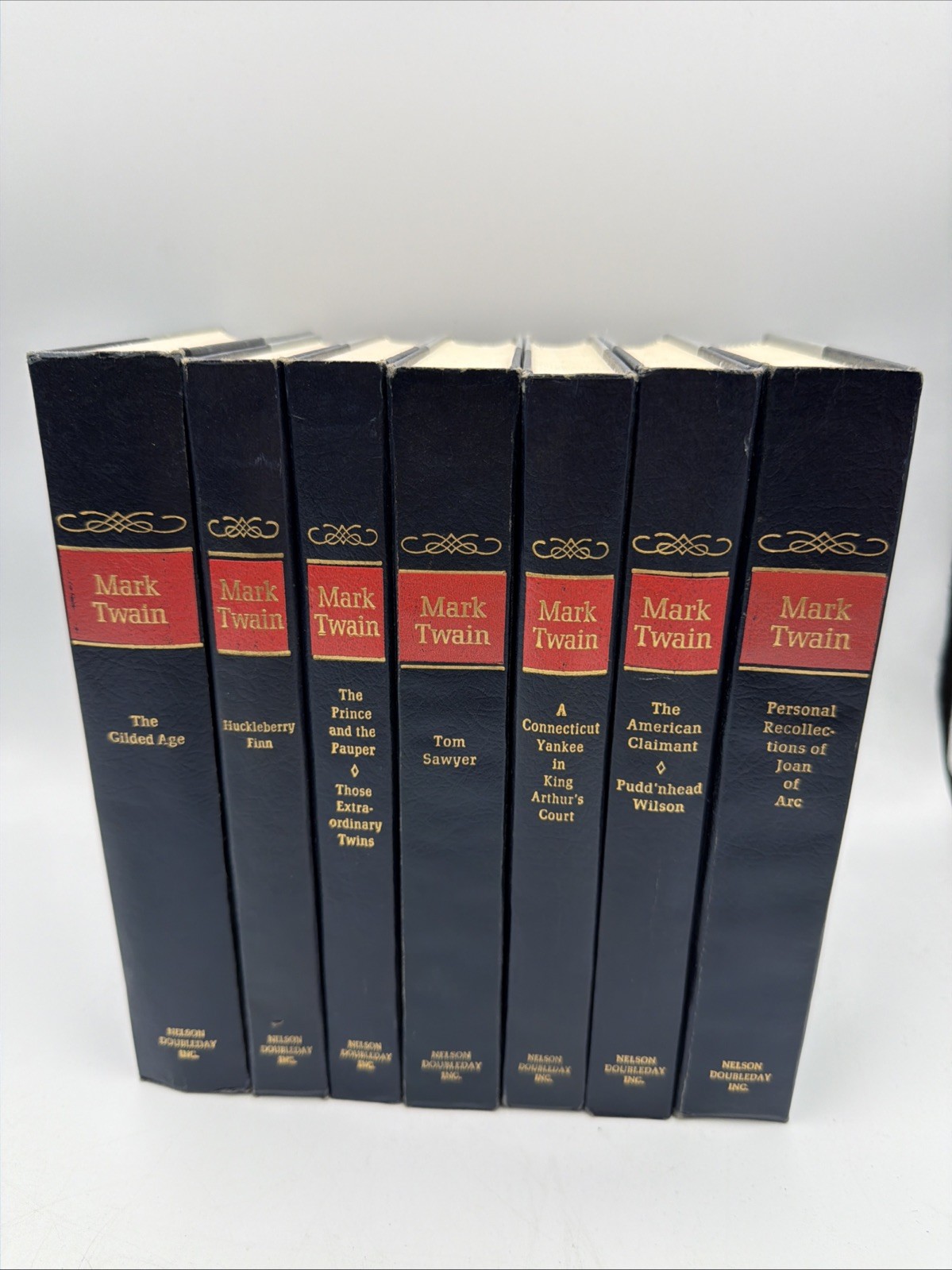 The Complete Novels of Mark Twain 7-Volume Set Nelson Doubleday Inc. HC