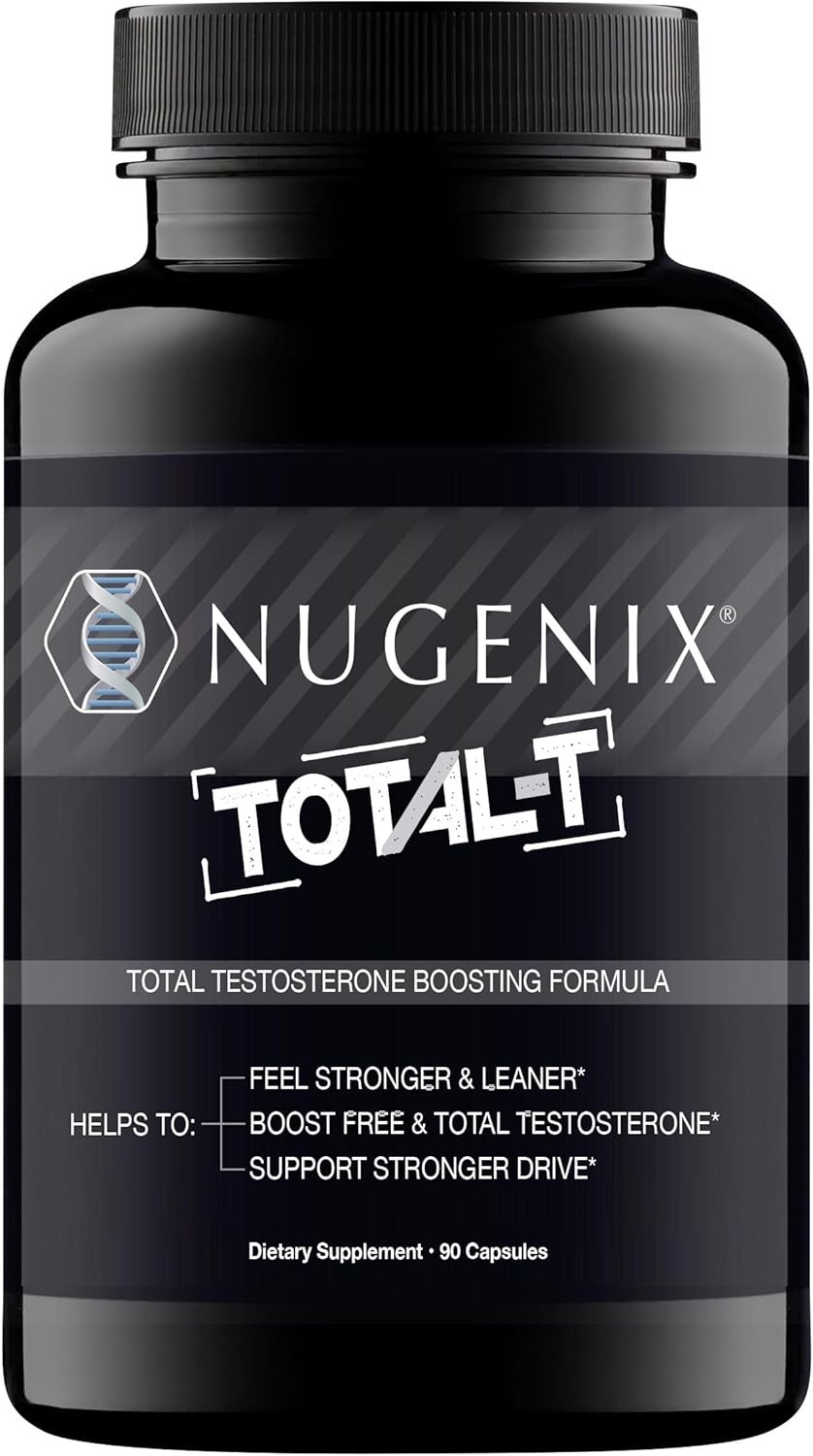 Nugenix Total-T Testosterone Booster Supplement for Men – 90 Capsules