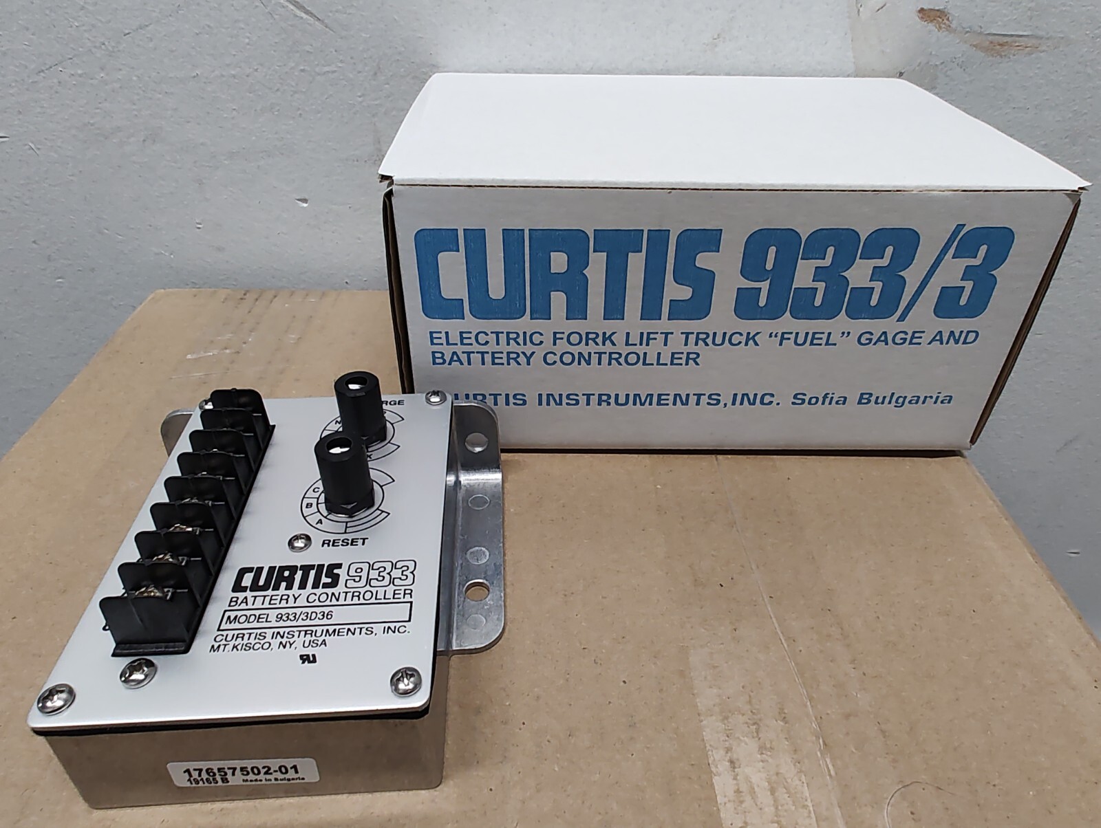 NOS Curtis Instruments Crown 933 Battery Controller Model 933/3 D36V NOS Curtis Instruments Crown 933 Battery Controller Model 933/3 D36V