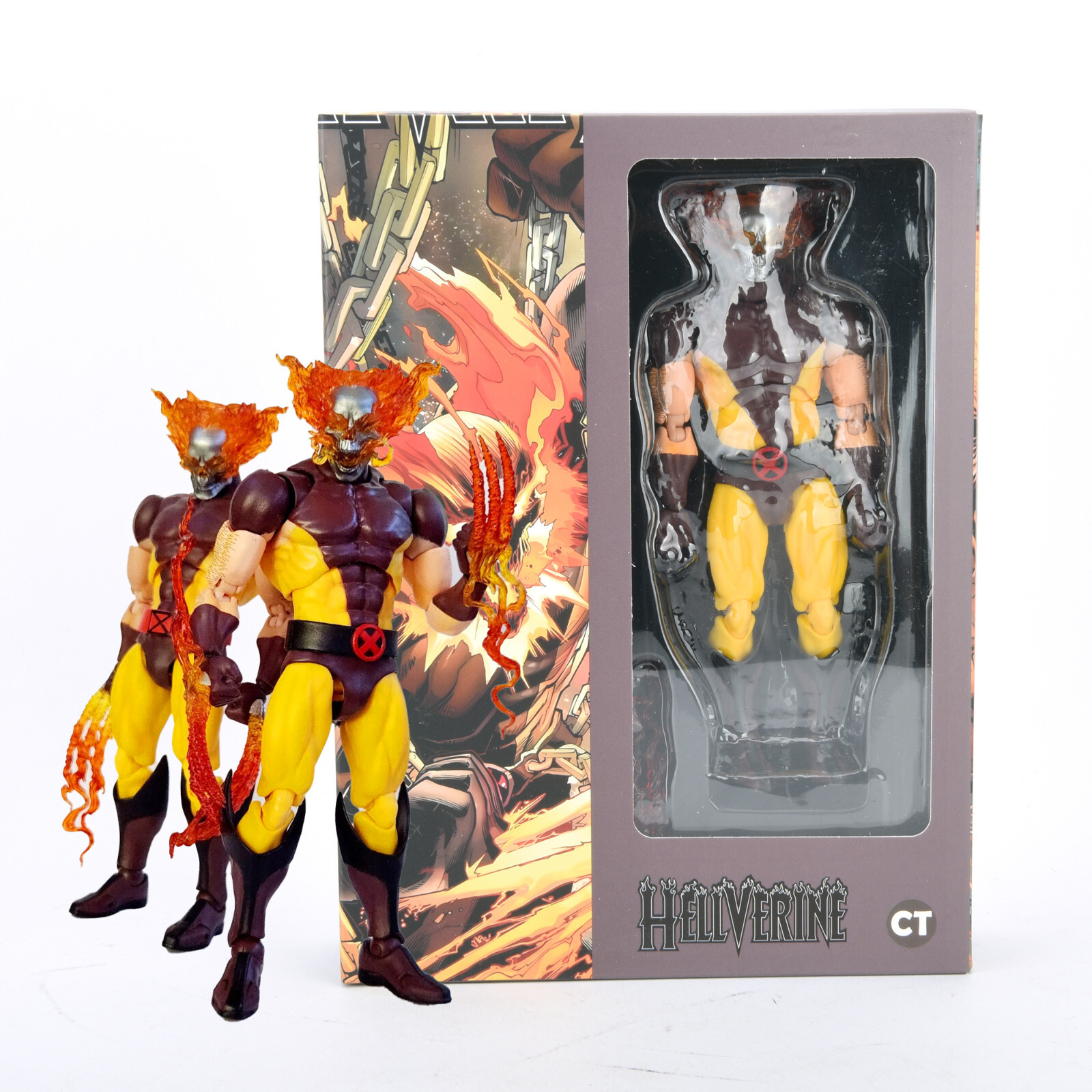 Wolverine Hellverine X-Men Comic Version w/Accessory 6\
