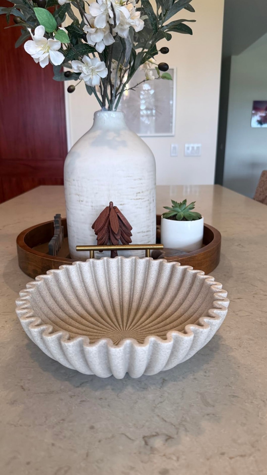 Large Decorative Bowl for Home Decor - Key Bowl for Entryway Table
