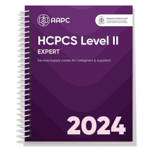 2024 HCPCS Level II Expert- HCPCS Code Book - Spiral-bound By AAPC - GOOD 2024 HCPCS Level II Expert- HCPCS Code Book - Spiral-bound By AAPC - GOOD