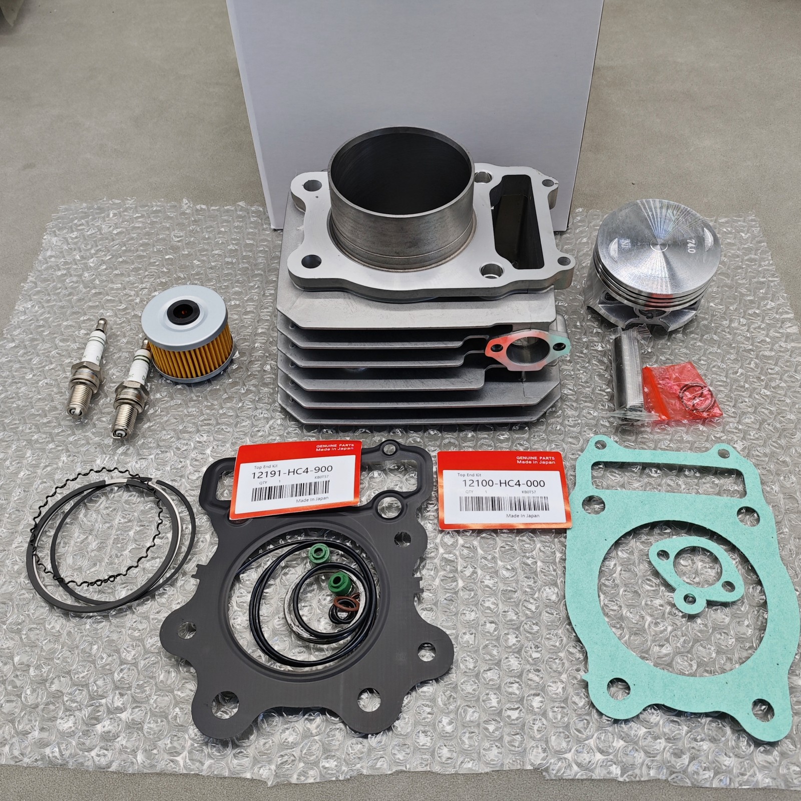 OEM 1PCS Cylinder Piston Top End Kit For 1988 89-2000 Honda TRX 300 Fourtrax FW