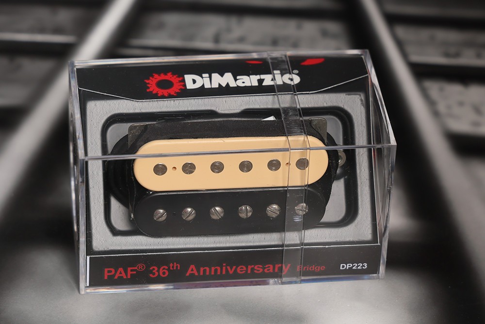 DiMarzio DP223BC PAF 36th Anniversary Bridge Humbucker - Black/Cream
