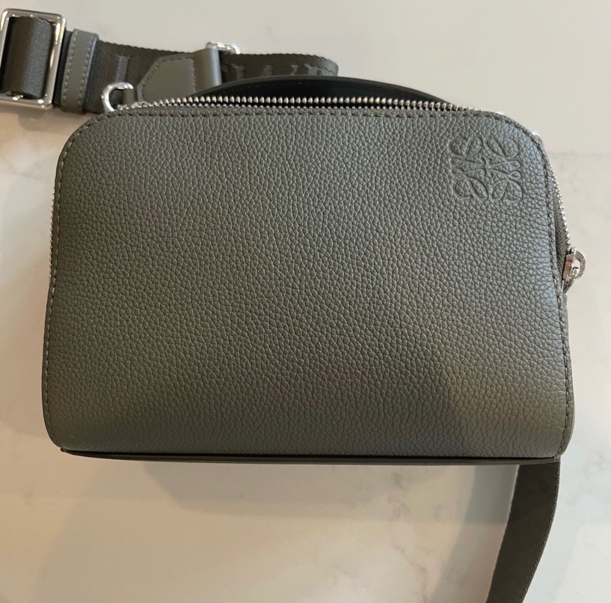Authentic Basically Brand New Loewe Camera Crossbody Bag Leather Mini
