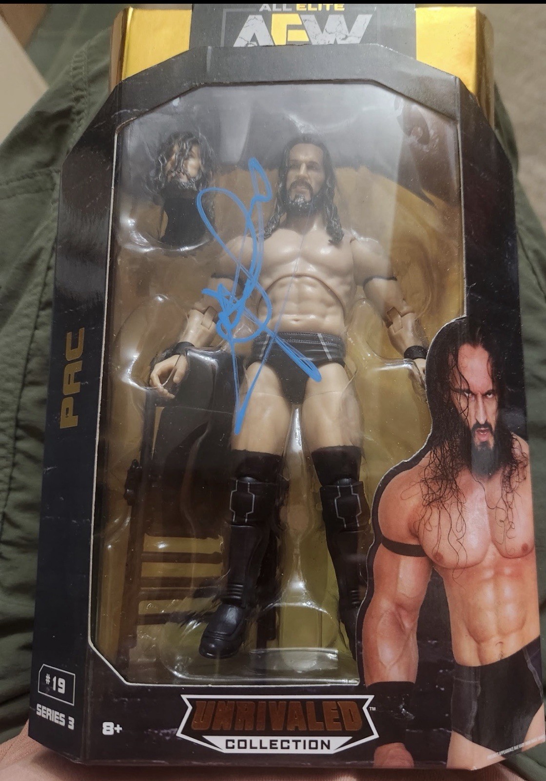 Rare Jazwares AEW Unrivaled Series 3 PAC Action Figure Signed