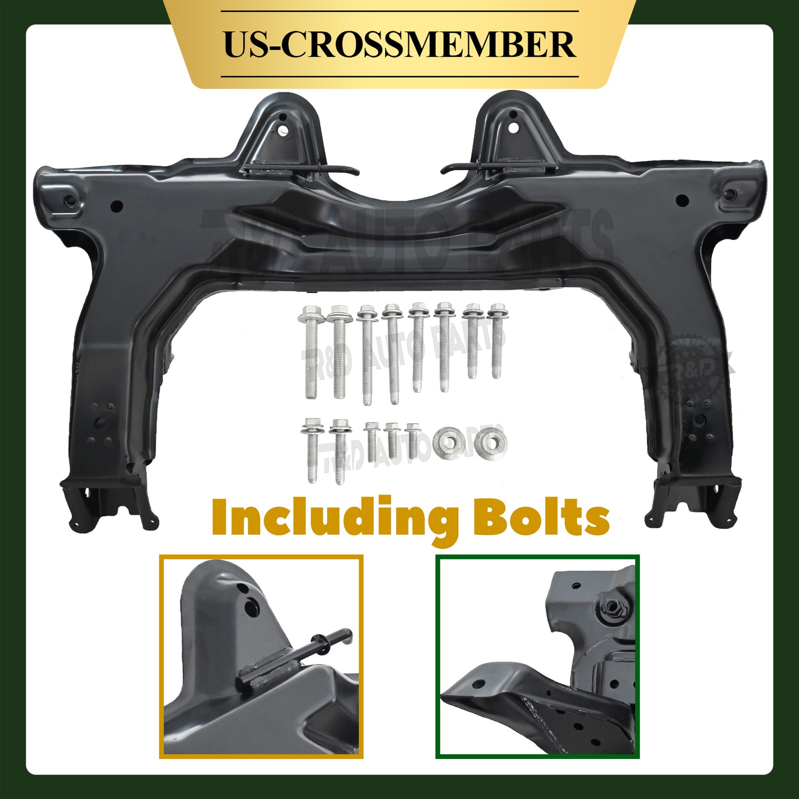 For 95-02 Chevy Cavalier Sunfire Front Subframe Crossmember Cradle W/Bolts For 95-02 Chevy Cavalier Sunfire Front Subframe Crossmember Cradle W/Bolts