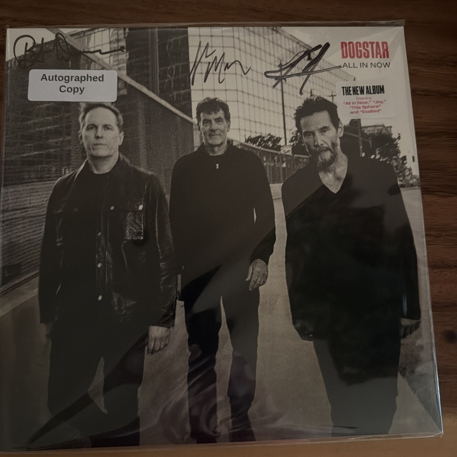 Dogstar All In Now Keanu Reeves And Band Sealed/Signed Album