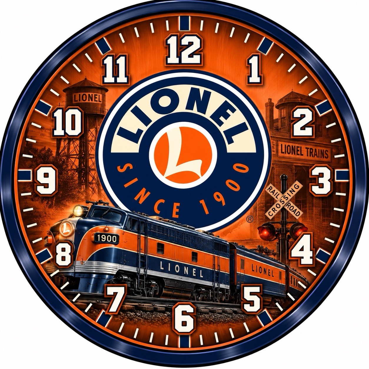Lionel Train Vintage Advertising Wall Clock ⏰ 🚂 Lionel Train Vintage Advertising Wall Clock ⏰ 🚂