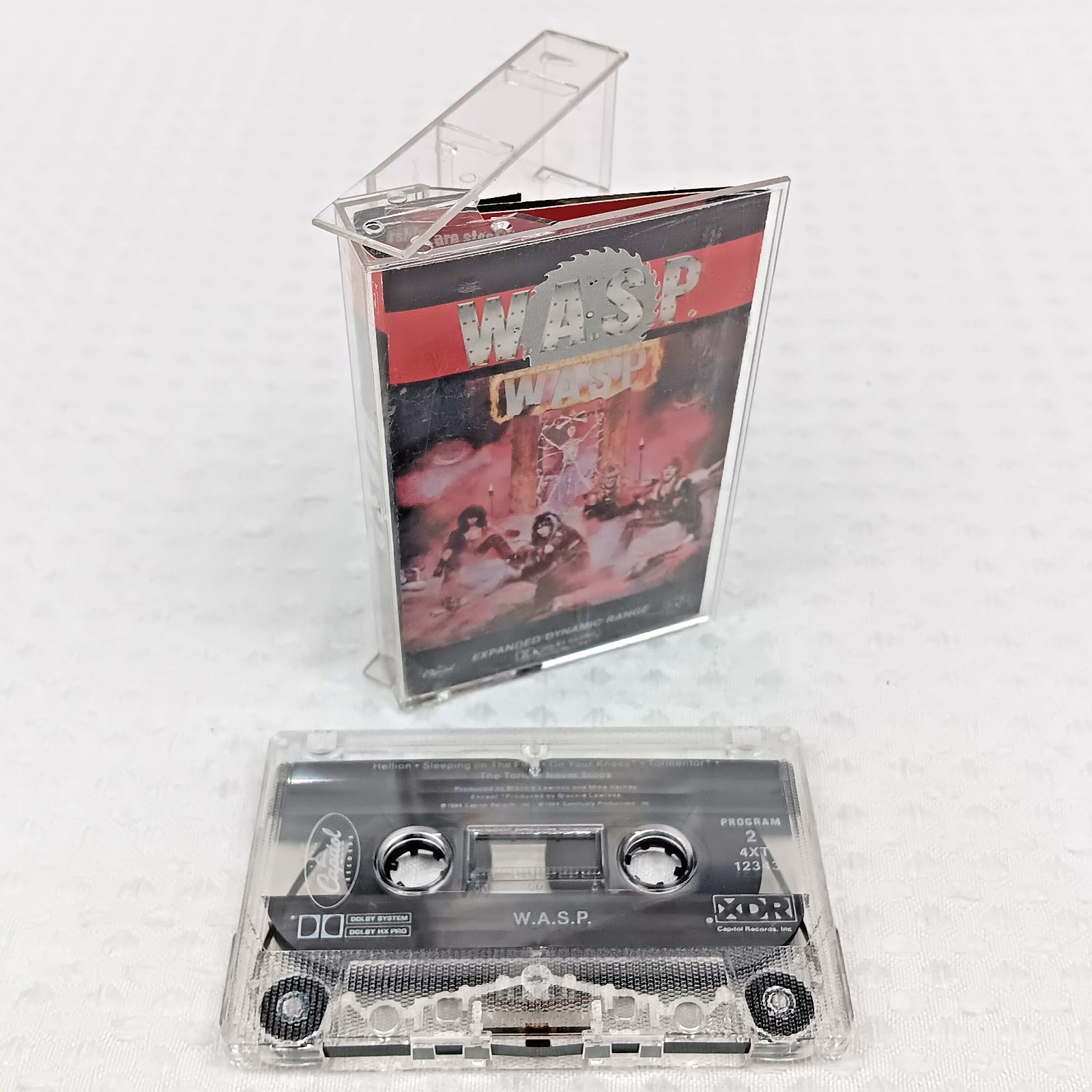 W.A.S.P.: Self-Titled (Cassette Tape, 1984) Heavy Metal - WASP W.A.S.P.: Self-Titled (Cassette Tape, 1984) Heavy Metal - WASP