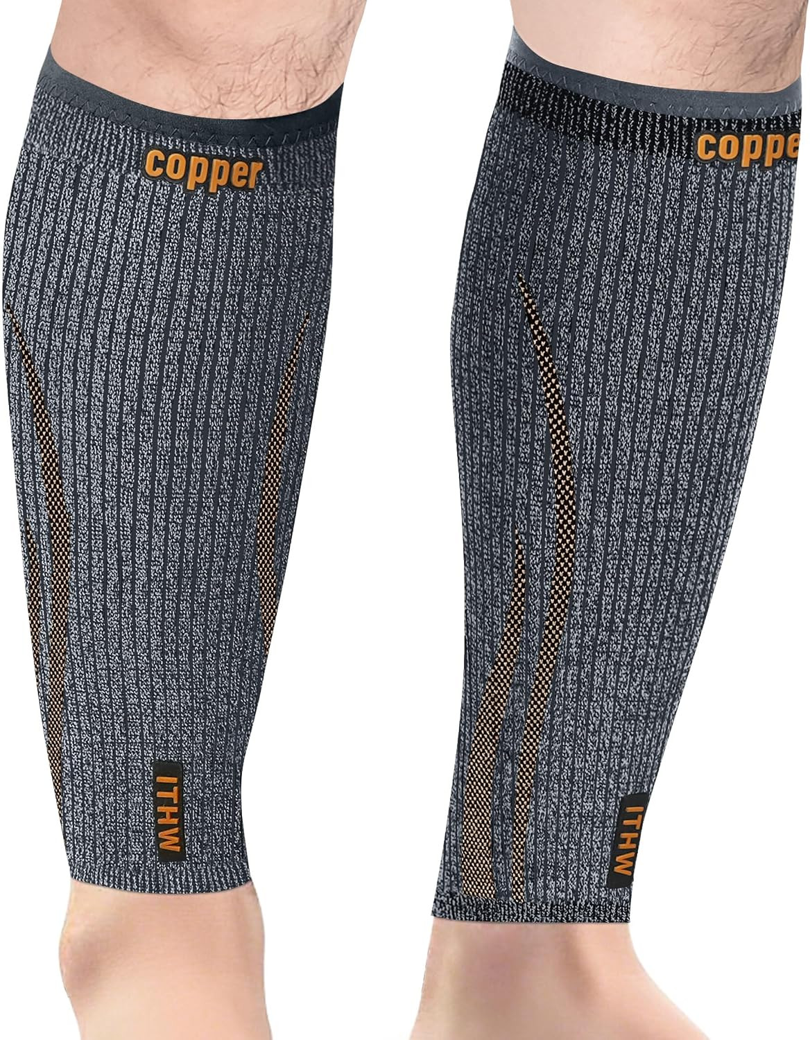 Copper Calf Compression Sleeve for Men & Women, Leg Compression Sleeve for Shin