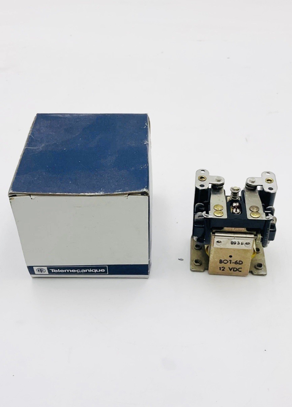 NEW Vintage NOS Telemecanique Allied Control 8938 BO1-6D -12VDC S1
