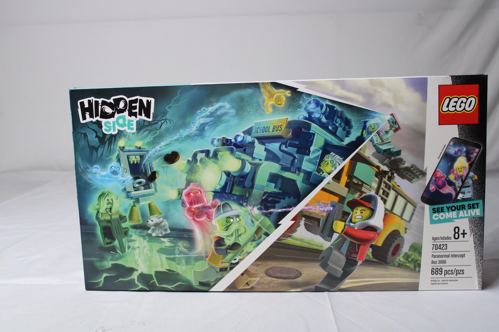 Lego Hidden Side Paranormal Intercept Bus 3000 70423 Factory Sealed *Retired* Lego Hidden Side Paranormal Intercept Bus 3000 70423 Factory Sealed *Retired*