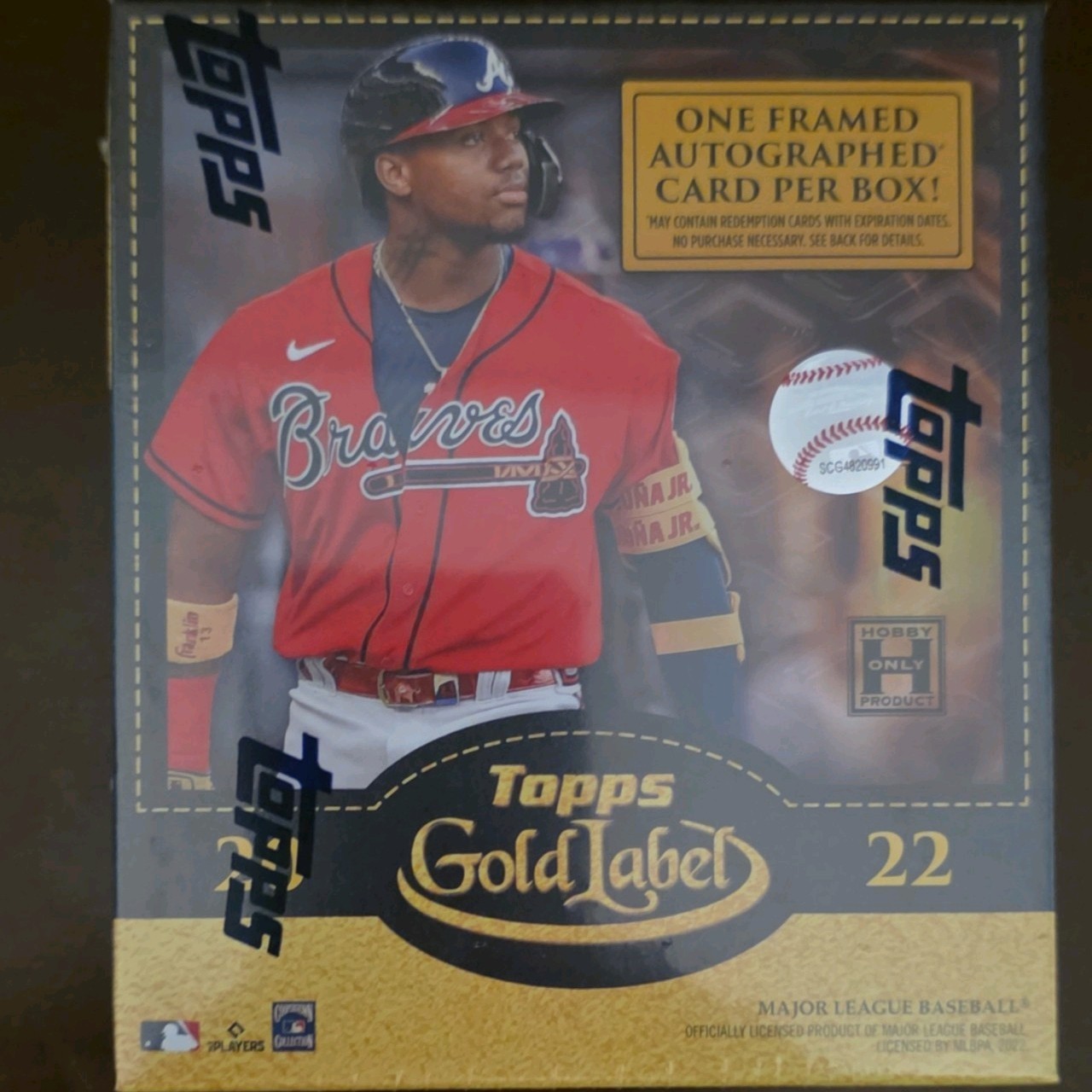 2022 Topps Gold Label Baseball Hobby Box - Factory Sealed