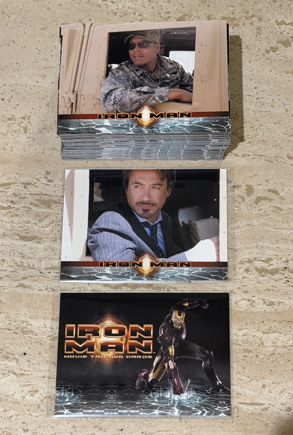 2008 Iron Man Complete Rittenhouse 70 Card Set Robert Downey Jr 1st Card RC