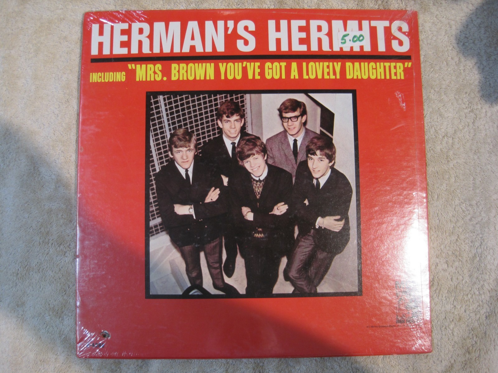 Herman's Hermits Introducing Herman's Hermits vinyl LP FACTORY SEALED