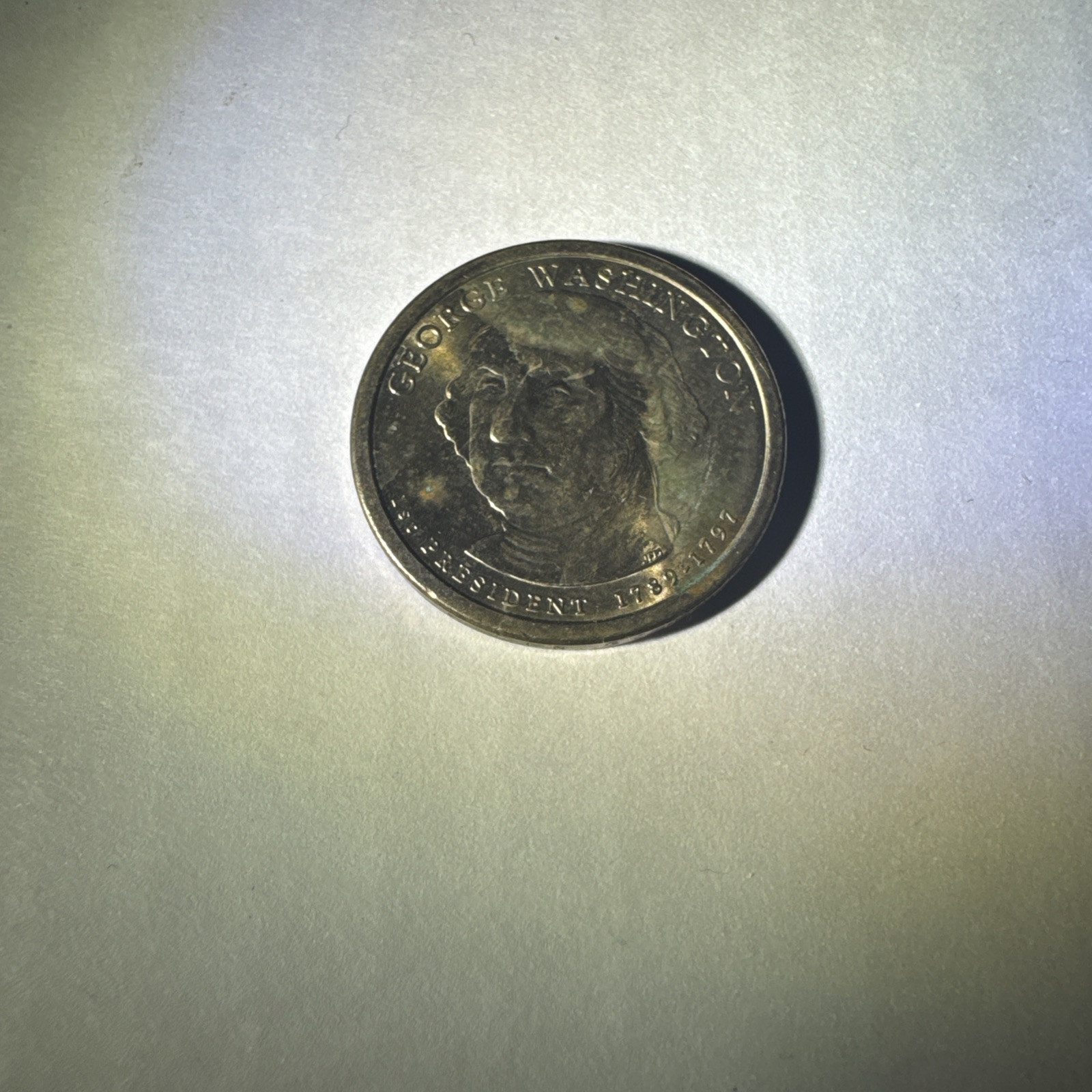 coins us GEORGE WASHINGTON 2007 P $1Coin Pictures Edge Lettering RARE
