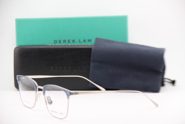 NEW DEREK LAM MODEL 292 BLUE GUNMETAL AUTHENTIC EYEGLASSES 51-21 NEW DEREK LAM MODEL 292 BLUE GUNMETAL AUTHENTIC EYEGLASSES 51-21