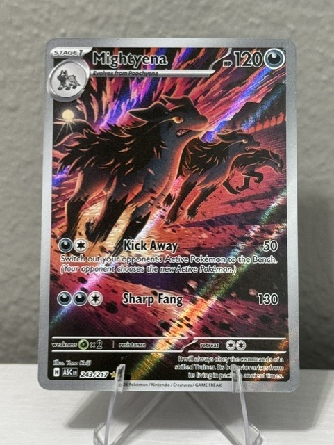 Pokemon TCG Mightyena 243/217 Ascended Heroes Illustration Rare NM