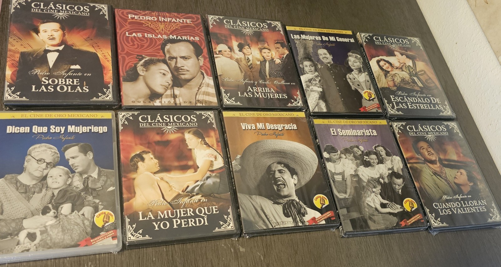 PEDRO INFANTE 10 MOVIES PACK DVD WITH ENGLISH SUBTITLES REGION 1