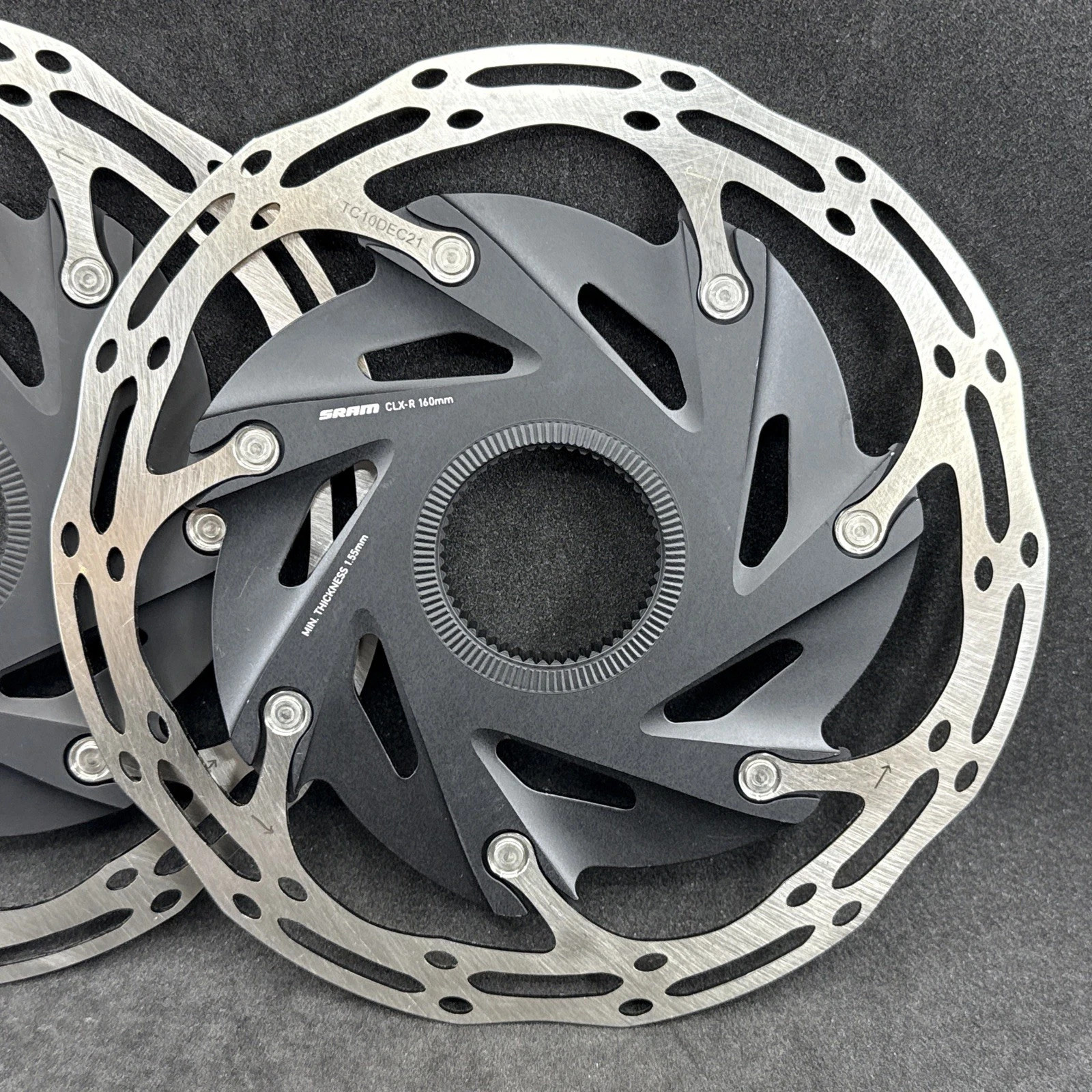 PAIR of 160mm SRAM Centerline CLX-R Center Lock Disc Brake Rotors MSRP $230