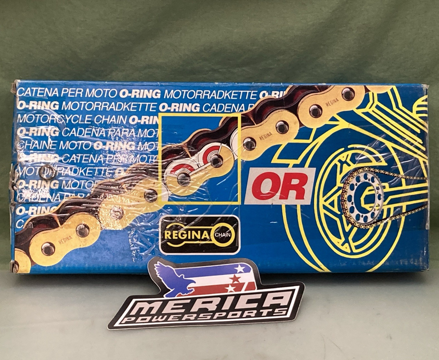 NEW GENUINE REGINA 520ORN6/074L O-RING MOTORCYCLE DRIVE CHAIN