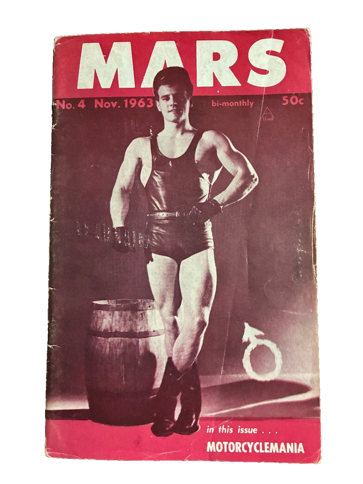 Vintage MARS #4 Nov. 1963 PHYSIQUE PHOTOGRAPHY & ART Male Mag.  RARE