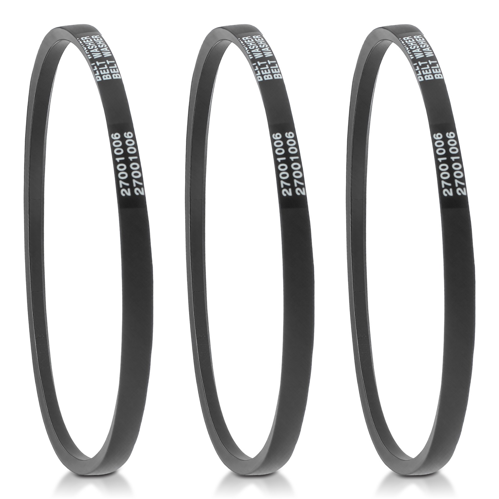 3pcs Washer Belt 27001006 Washing Machine Replace for 38174 2200063 AP4034872