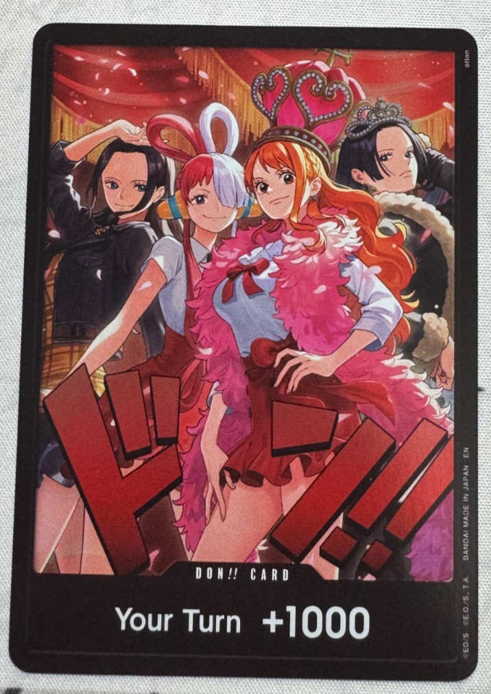 Bandai One Piece CCG Heroines Special Set - Don Card ENGLISH Nico Nami Uta Boa