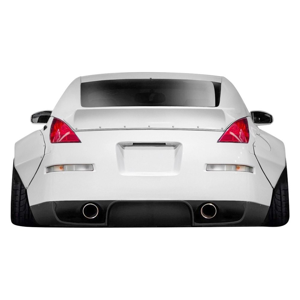 For Nissan 350Z 2003-2008 Duraflex RBS Style Fiberglass Rear Diffuser Unpainted
