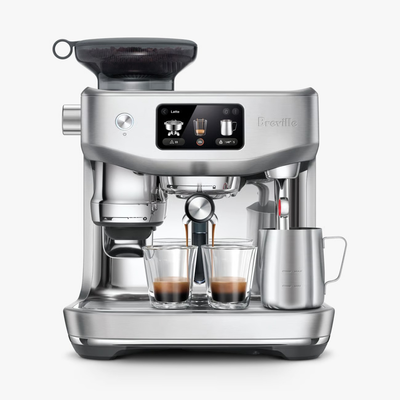 Breville Oracle Jet Espresso Machine – Brushed Stainless Steel – BES985BSS