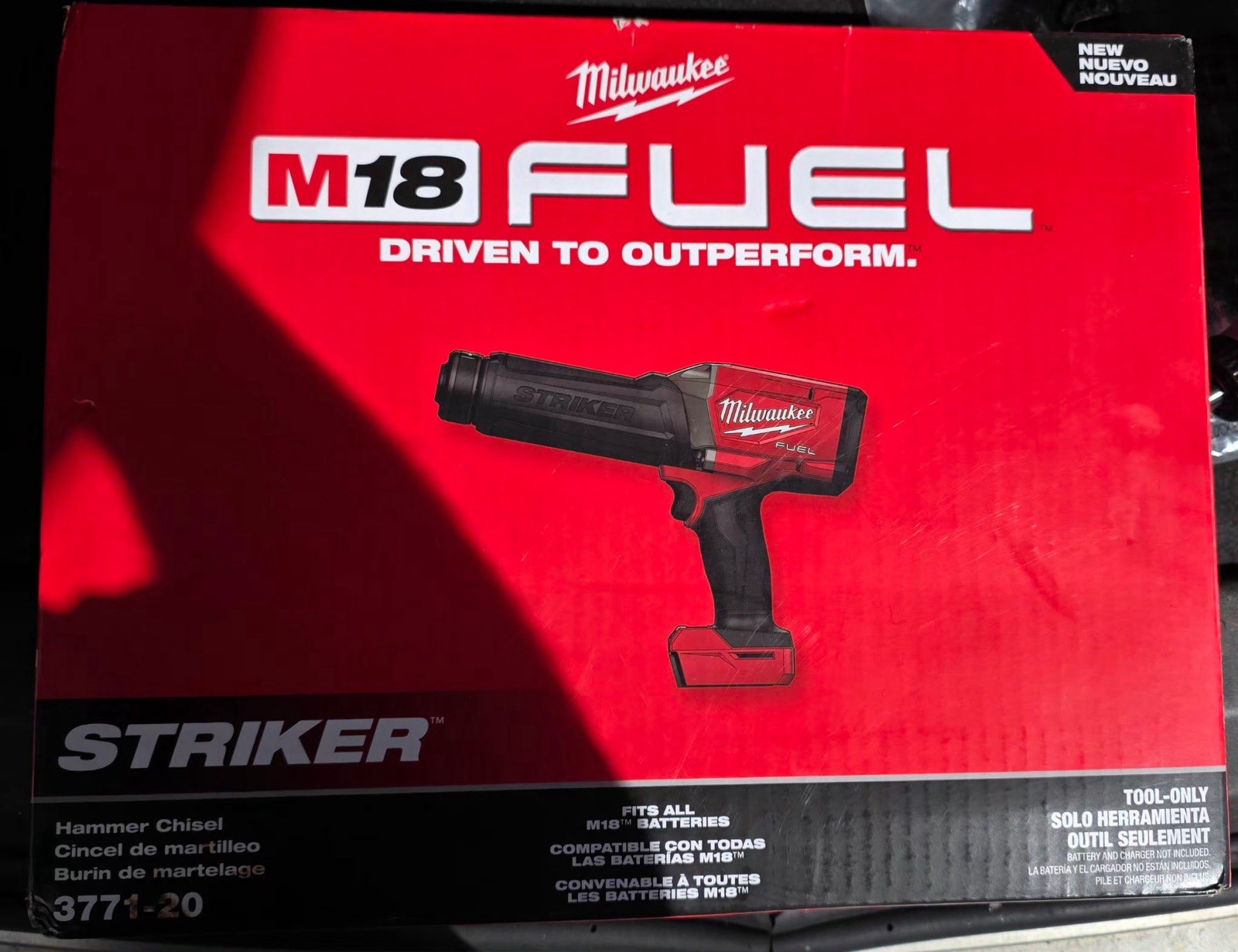 Milwaukee M18 FUEL 18V Lithium-Ion Brushless Cordless STRIKER Chisel (Tool-Only) Milwaukee M18 FUEL 18V Lithium-Ion Brushless Cordless STRIKER Chisel (Tool-Only)