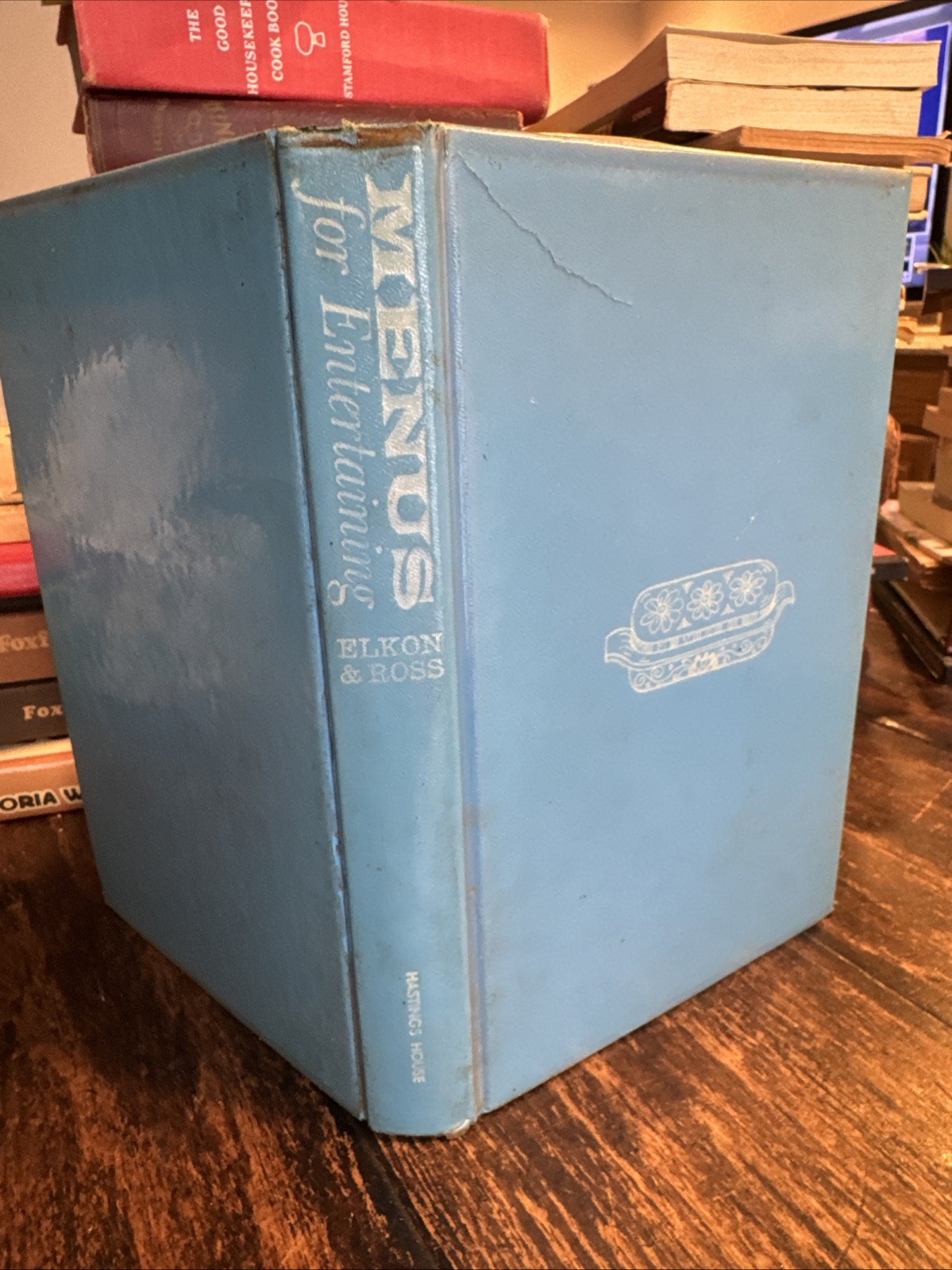 Vintage 1960 Menus for Entertaining 72 Parties & 400 Recipes- Elkon/ Ross