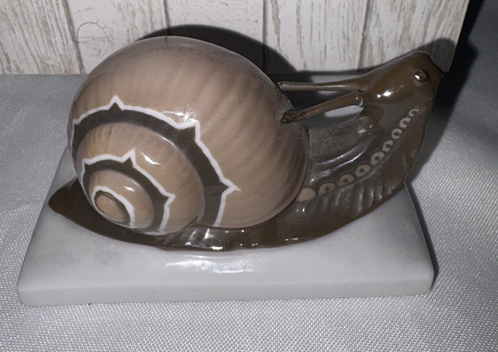 Rosenthal Hand-Painted Snail Figurine: Signed A Caasmann Model K-646 SelbBavaria