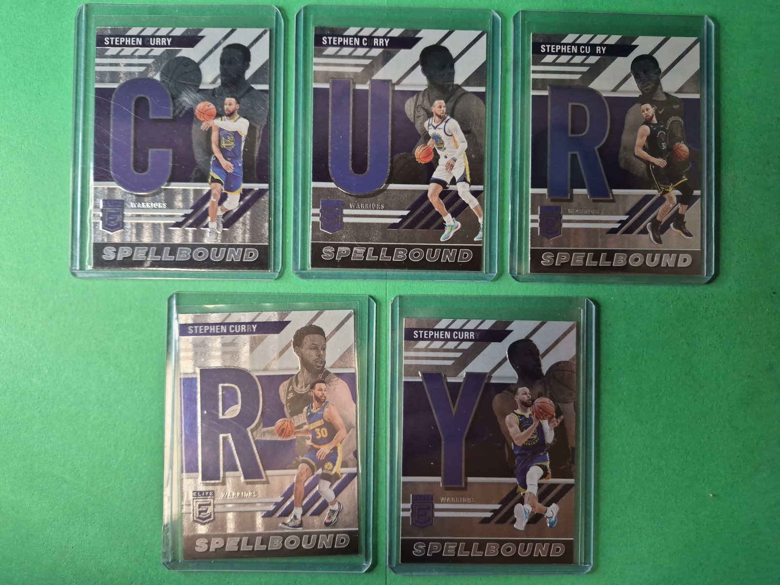 2023-24 Donruss Elite Spellbound Stephen Curry Golden State Warriors Set 
