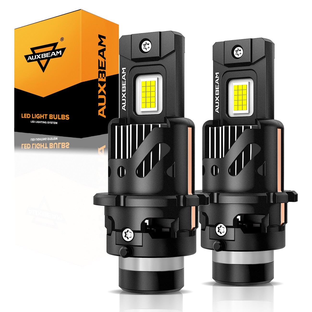 AUXBEAM 6500K D2S D2R D2C LED Xenon Bulbs Factory Headlight HID Replacement US