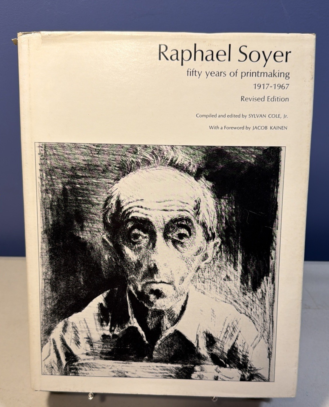 1967 Raphael Soyer Fifty Years of Printmaking DELUXE EDITION Original Etching