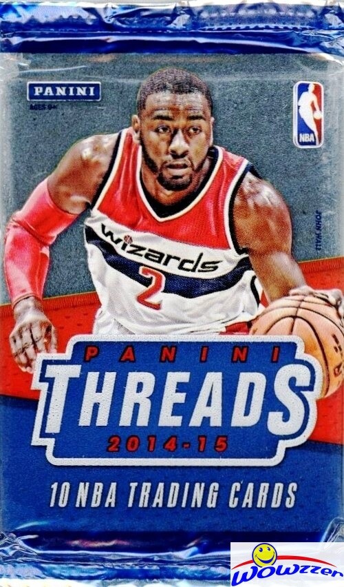 2014/15 Panini Threads Basketball HOBBY PREMIUM Factory Sealed Pack 