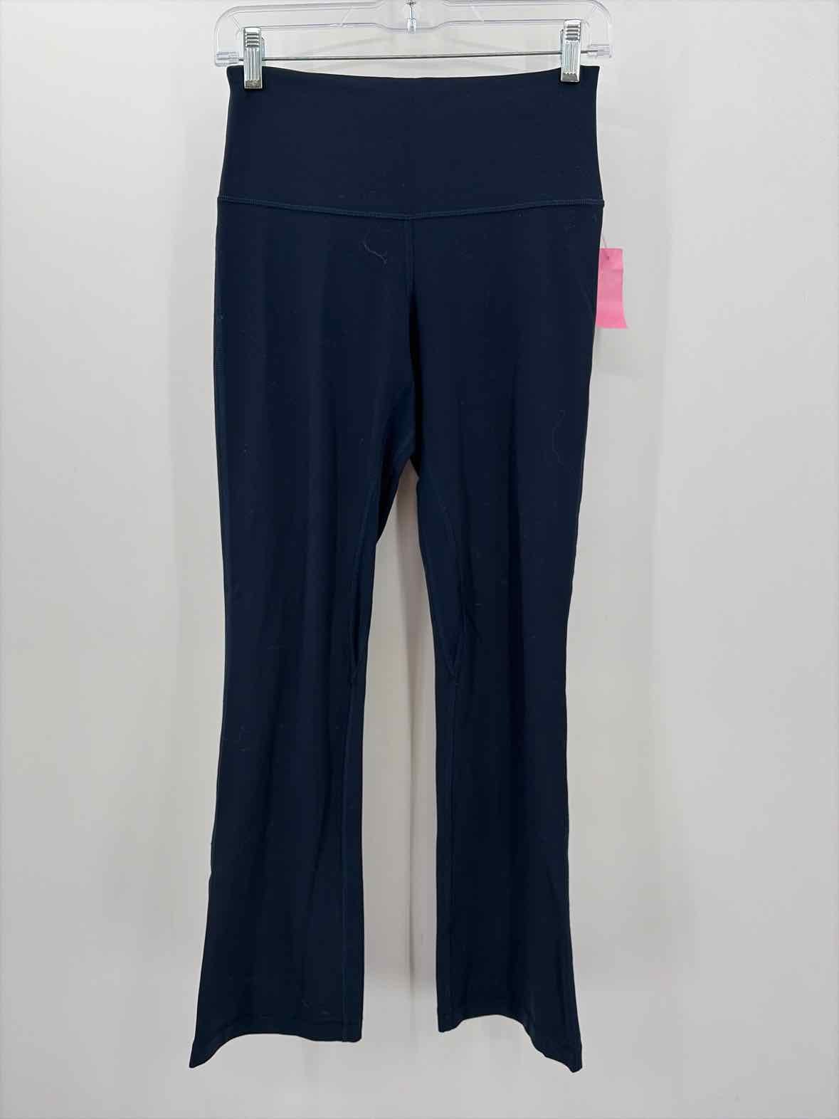 Pre-Owned Lululemon Navy Size 6 Legging Athletic Pants Pre-Owned Lululemon Navy Size 6 Legging Athletic Pants