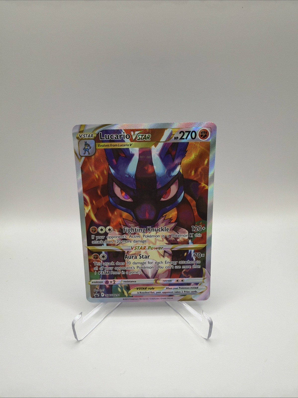 🔥Lucario VSTAR Crown Zenith ETB Promo Card SWSH291 Pokemon TCG 🔥