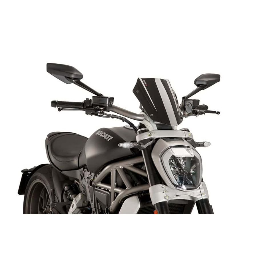 Puig Sport Windscreen - Black 8921N