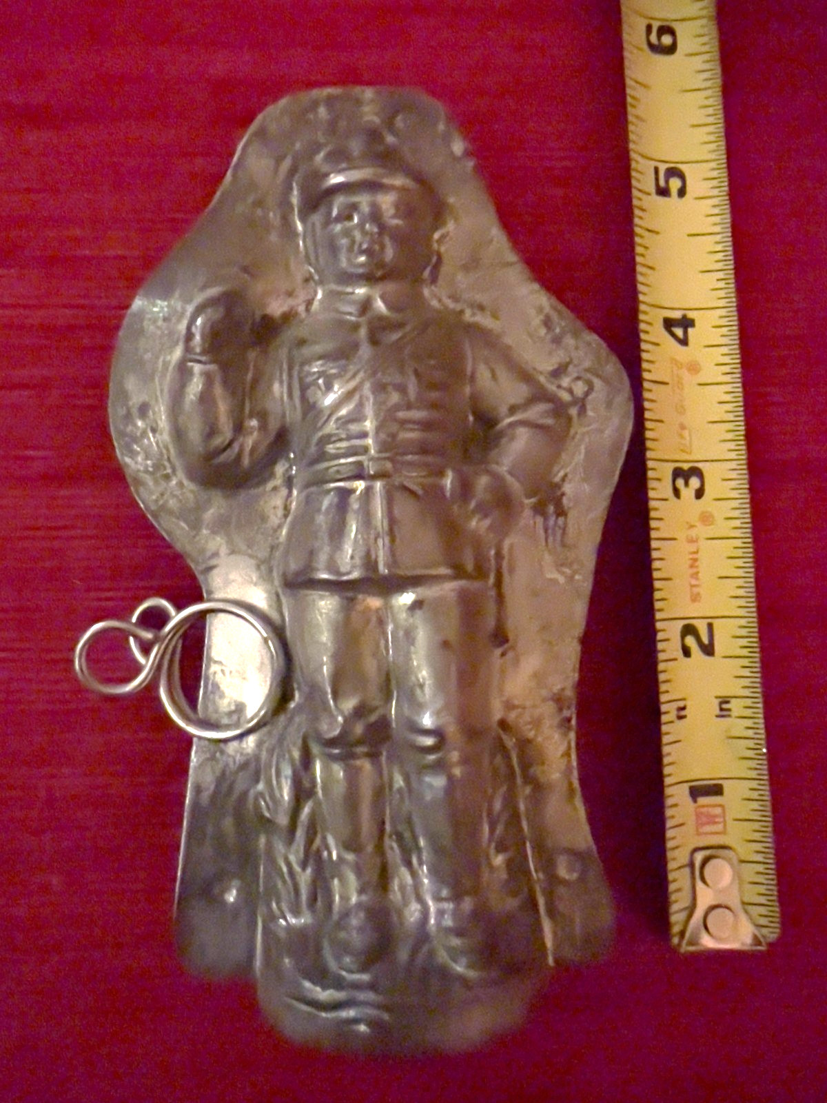 Antique Anton Reiche Dresden Chocolate Mold #519 Soldier Boy 5” Germany